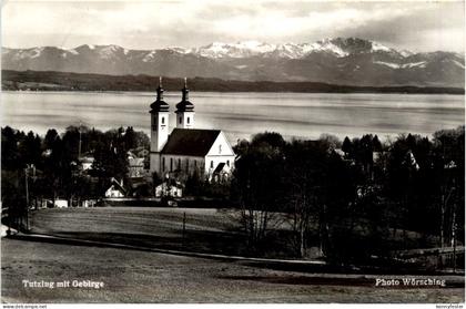 Tutzing mit Gebirge