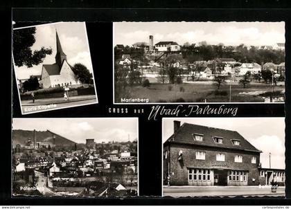 AK Übach-Palenberg, Karls Kapelle, Marienberg u. Bahnhof