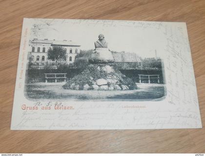 alte AK - Uelzen , 1899 , Lutherdenkmal , Ansichtskarte !!!