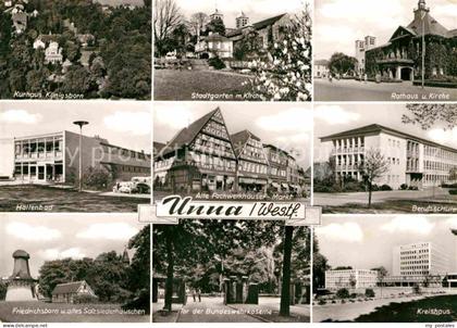 Unna Kurhaus Koenigsborn Stadtgarten Kirche Rathaus Kreishaus