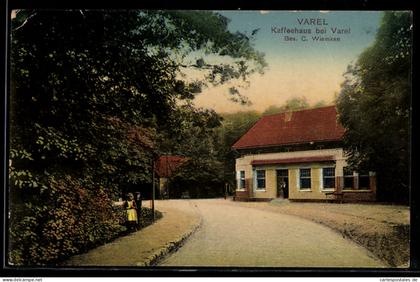 AK Varel, Kaffeehaus bei Varel, Bes. C. Wiemken