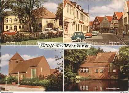 Vechta Rathaus Grosse Strasse Wassermuehle Kirche Maria Frieden
