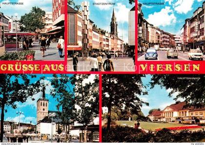 Viersen Hauptstrasse Stadtzenttrum Kirche Bahnhof
