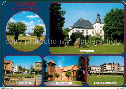 Voerde Niederrhein Haus Voerde Friedrichsfelder-Strasse Kirche Bahnhofstrasse