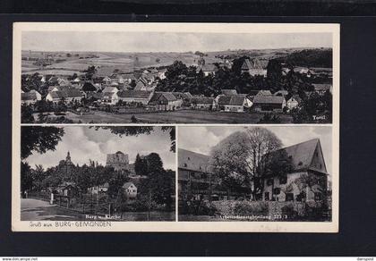 Dt. Reich AK Burg-Gemünden 3 Ansichten