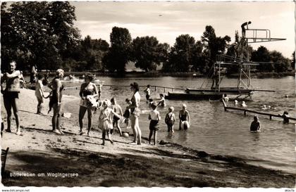 CPA AK WAGING AM SEE Badeleben GERMANY (1419108)