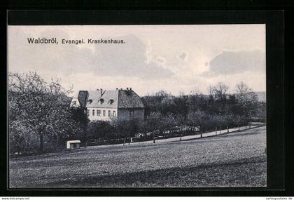 AK Waldbröl, Evangelisches Krankenhaus mit Landstrasse