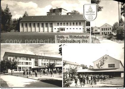 Waldkraiburg Volksschule Mittelschule Wappen