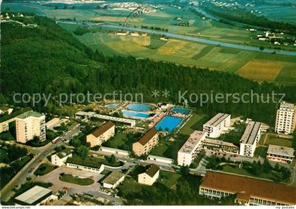 Waldkraiburg Waldbad Fliegeraufnahme