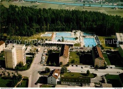 Waldkraiburg Waldbad Fliegeraufnahme