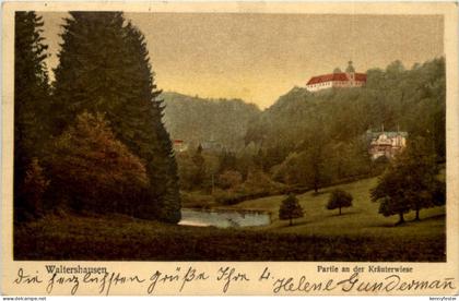 Waltershausen in Thüringen, Partie an der Kräuterwiese