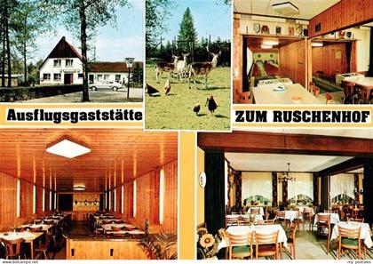 Waltrop Recklinghausen NRW Ausflugsgaststaette Zum Ruschenhof Gastraeume Tiergeh