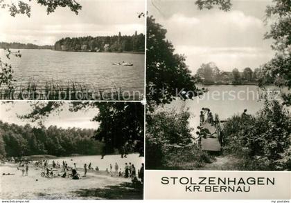 Stolzenhagen Wandlitz Wandlitzsee Strandpartie Bootssteg