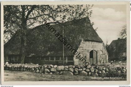 Hamburg-Volksdorf - Altes Bauernhaus - Foto-AK - Verlag M. Glückstadt & Münden Hamburg