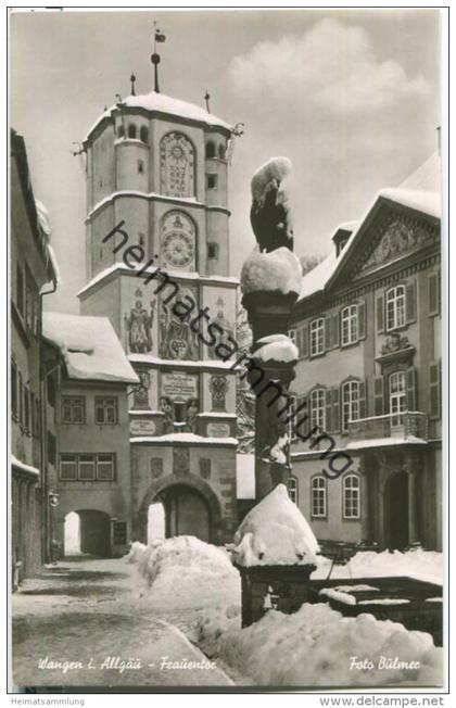 Wangen - Frauentor - Foto-Ansichtskarte - Verlag Bulmer Wangen