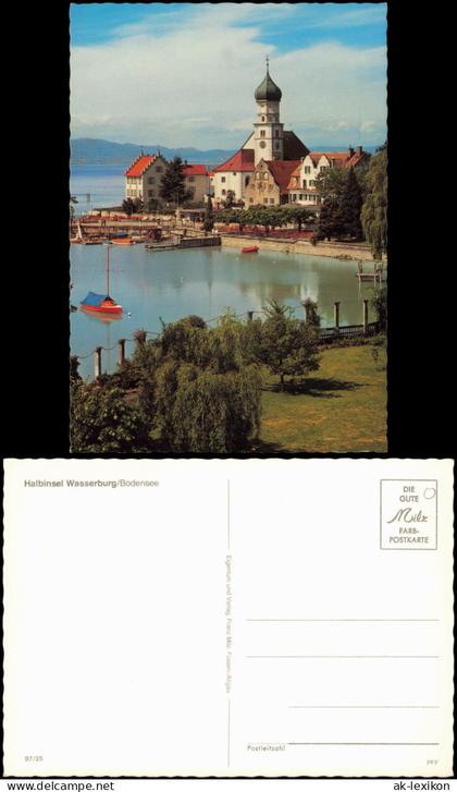 Wasserburg am Bodensee Umlandansicht Halbinsel Wasserburg Bodensee 1980