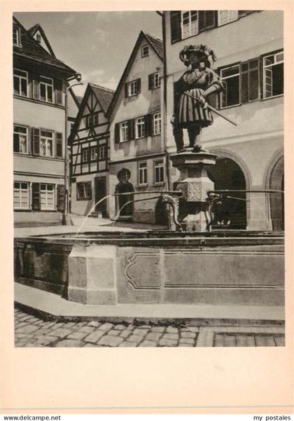 Weil der Stadt Keplerhaus und Marktbrunnen