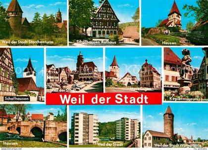 Weil der Stadt Storchenturm Turm an der Wuerm Keplermuseum Merklingen Schafhause