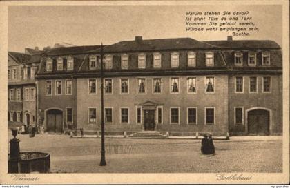 Weimar Thueringen Weimar Goethehaus
