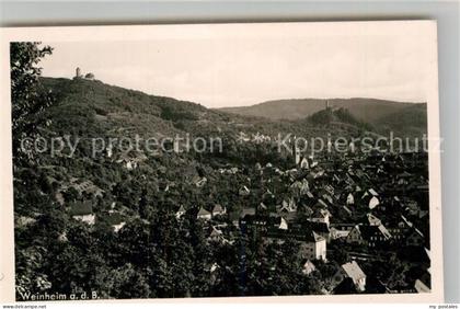 Weinheim Bergstrasse Panorama