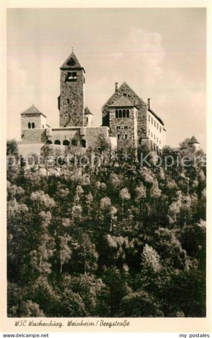 Weinheim Bergstrasse Wachenburg