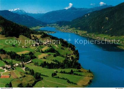Weissensee Kaernten Fliegeraufnahme