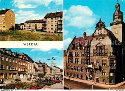 Werdau Sachsen Marktplatz Rathaus