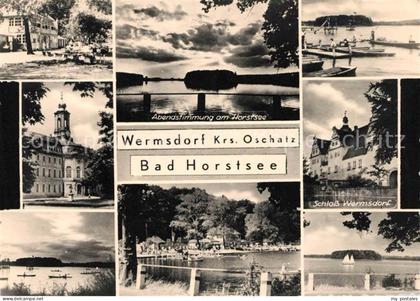 Wermsdorf Horstsee Bootssteg Schloss Wermsdorf