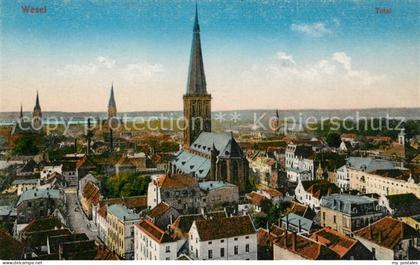 Wesel Rhein Totalansicht