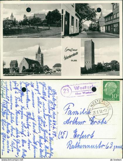 Ansichtskarte Westerstede Lohe, Peterstraße - 4 Bild 1959