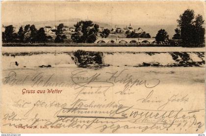 CPA AK Wetter -Panorama GERMANY (858009)
