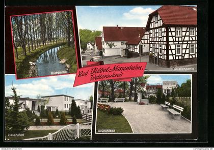 AK Bad Vilbel-Massenheim /Wetteraukreis, Hasenpfad, Strassenpartie, Anlage