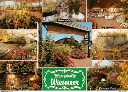 Wiesmoor Blumenhalle Wiesmoor Rondell An der Bruecke Wasserglocken Wasserspiele