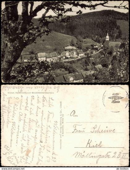 Wildemann (Innerstetal) Höhenluftkurort WILDEMANN/Oberharz 1959