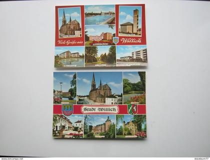 Willich,  2  Schöne Karten um 1965
