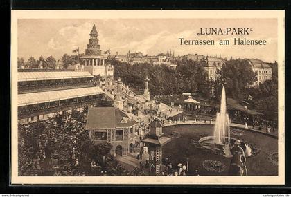 AK Berlin-Halensee, Luna-Park Terrassen am Halensee
