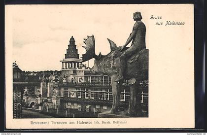 AK Berlin-Halensee, Restaurant Terrassen am Halensee