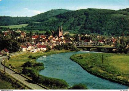 Dattenfeld Windeck Rhein-Sieg-Kreis NRW Panorama Ansicht mit Kirche