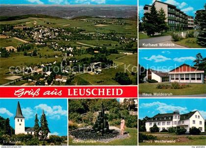 Leuscheid Fliegeraufnahme Kurhaus Windeck Haus Waldesruh Haus Westerwald Dorfbru