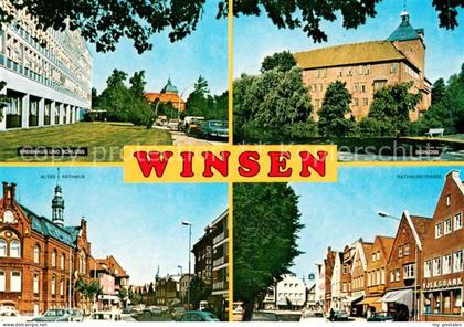 Winsen Luhe Kreishaus mit Schloss Altes Rathaus Rathausstrasse
