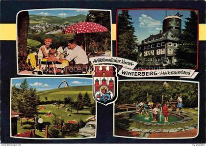 Winterberg  Hochsauerland NRW Bobhaus Winterberg Restaurant Café Pension Minigol