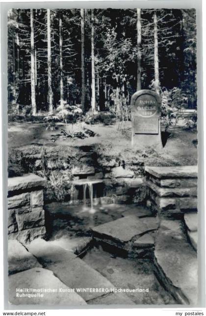 Winterberg Hochsauerland Winterberg Westfalen Ruhrquelle