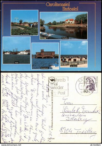 Harlesiel Wittmund  Carolinensiel Yachthafen Sielhafen Schöpfwerk 1992