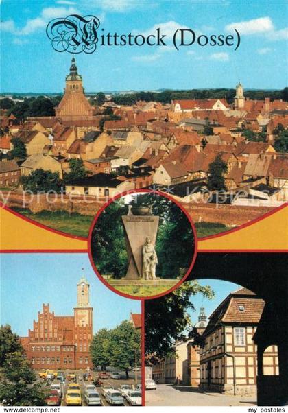 Wittstock OdF Denkmal Ernst Thaelmann Platz Amtshof