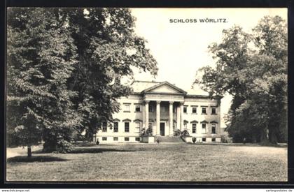AK Wörlitz, Ansicht von Schloss Wörlitz