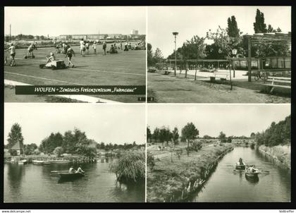 DDR Foto AK um 1980 Wolfen, Zentrales Ferienzentrum Fuhneaue