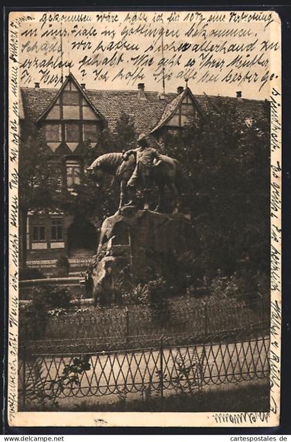 AK Wolfenbüttel, Herzog-August-Brunnen