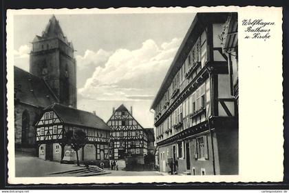 AK Wolfhagen, Rathaus und Kirche