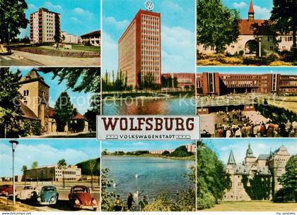WOLFSBURG Niedersachsen Volkswagenstadt Teilansichten Schloss