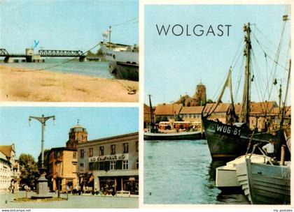Wolgast Mecklenburg-Vorpommern Dampferanlegestelle Platz der Jugend Fischerhafen